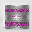 Suche nach zebra 16 party geburtstag einladungen Mädchenhaft