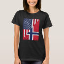Suche nach norwegische amerikaner tshirts Usa