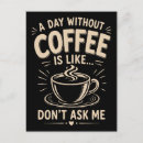 Suche nach für kaffeeliebhaber postkarten Kaffee humor