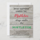 Suche nach mistletoe einladungen Rustikal