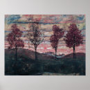 Suche nach vier bäume poster Egon schiele