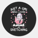 Suche nach skizzen aufkleber Anime