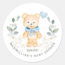 Suche nach teddy bear baby shower aufkleber Aquarell