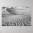Suche nach sanddünen poster Schwarz und weiß