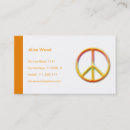 Suche nach peace visitenkarten Hippie
