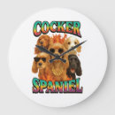 Suche nach cocker spaniel wanduhren Lustig