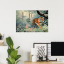 Suche nach vintage tiger poster Wildtier