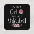 Suche nach volleyball gear visitenkarten Mädchen