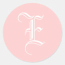 Suche nach rosa buchstaben aufkleber Monogramm