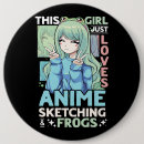 Suche nach manga mädchen buttons Cartoon