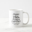 Suche nach 25 hochzeitstag tassen Silberhochzeit