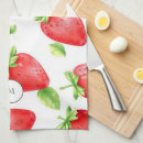 Suche nach erdbeeren geschirr tücher Aquarell