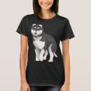 Suche nach sibirischer husky tshirts Schwarz