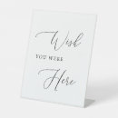 Suche nach gedenkzeichen für die hochzeit hochzeitsschilder Wünschst du wärst hier