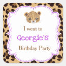 Suche nach lila leopard aufkleber Geburtstagsparty