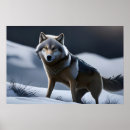 Suche nach einsamer wolf poster Wölfe