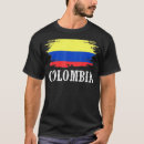 Suche nach kolumbien flagge tshirts Liebe