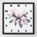 Suche nach rosa grau wanduhren Blume