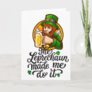 Suche nach lustiges st patricks day karten Leprechaun