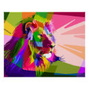 Suche nach bunter löwe poster Geometrisch