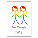 Suche nach lesbische hochzeit tischkarten Regenbogen