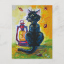Suche nach schwarze katzen postkarten Niedlich