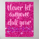 Suche nach rosa glitzern poster Für kinder