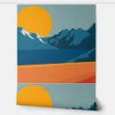 Suche nach retro im blau kunst Landschaft