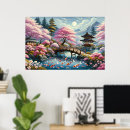 Suche nach kirschblüten aquarell poster Japan