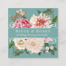 Suche nach rosa und minze visitenkarten Vintag