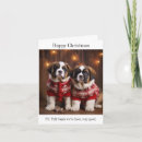 Suche nach st bernard karten Weihnachtskarte