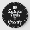 Suche nach zukunft poster wanduhren Motivierend