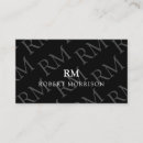 Suche nach männliche visitenkarten Monogramm