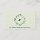 Suche nach olivgrün visitenkarten Monogramm