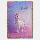 Suche nach weißes einhorn decken Girl