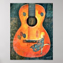 Suche nach vintage gitarre poster Design