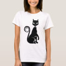 Suche nach silhouette der schwarzen katze tshirts Schwarzkatze