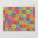 Suche nach bunte quadrate postkarten Formen