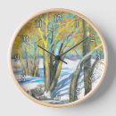 Suche nach weißer schnee wanduhren Kalt