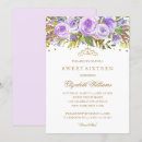 Suche nach lila rosen einladungen Gold