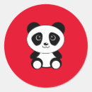 Suche nach schwarz weißer panda aufkleber Cartoon