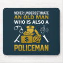 Suche nach alter mann mousepads Polizist