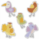 Suche nach roter vogel aufkleber Für kinder