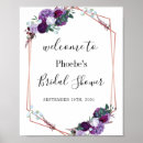 Suche nach lila blume poster Bride