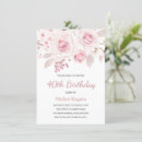 Suche nach 40 der frau geburtstag einladungen Rosa