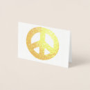 Suche nach peace symbol karten Gold