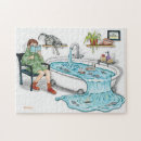 Suche nach badewanne puzzle Katze