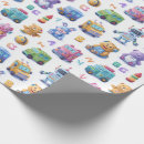 Suche nach roboter für kinder geschenkpapier Niedlich