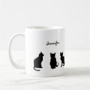 Suche nach silhouette der schwarzen katze tassen Tiere
