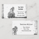 Suche nach rooster visitenkarten Geflügel